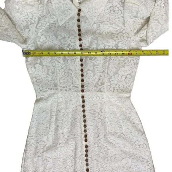 Divine Heritage lace dress with brown leather buttons and brown belt - threedaughtersproperties.com Divine Heritage lace dress with brown leather buttons and brown belt - threedaughtersproperties.com